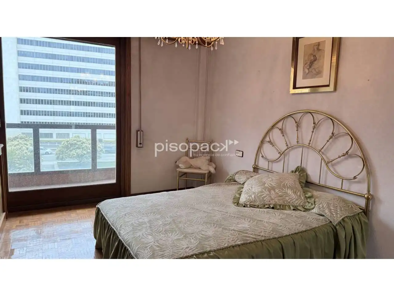 Bedroom of Flat for sale in  Pamplona / Iruña  with Heating, Terrace and Storage room