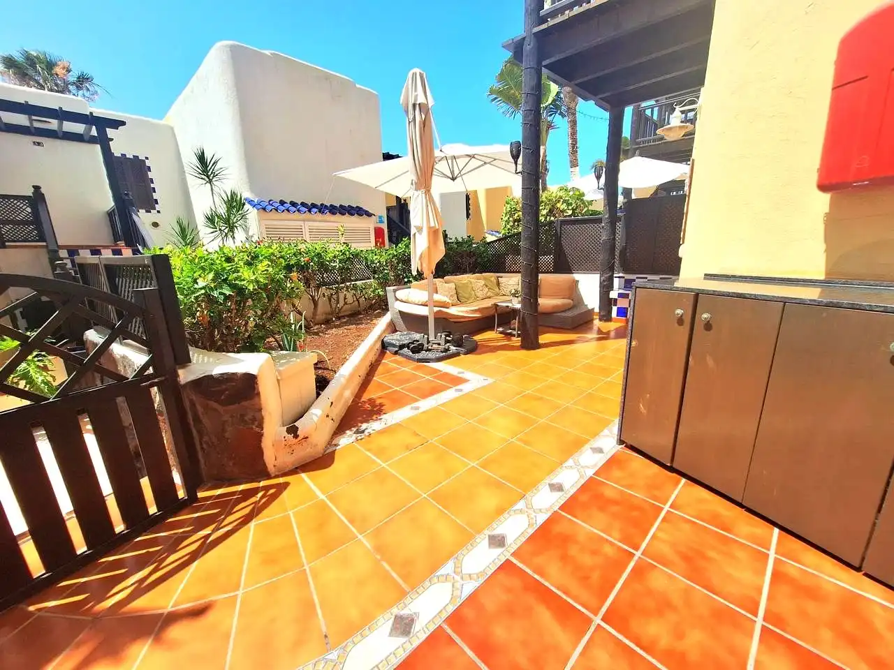 Jardín de Planta baja en venta en San Bartolomé de Tirajana con Aire acondicionado, Terraza y Piscina