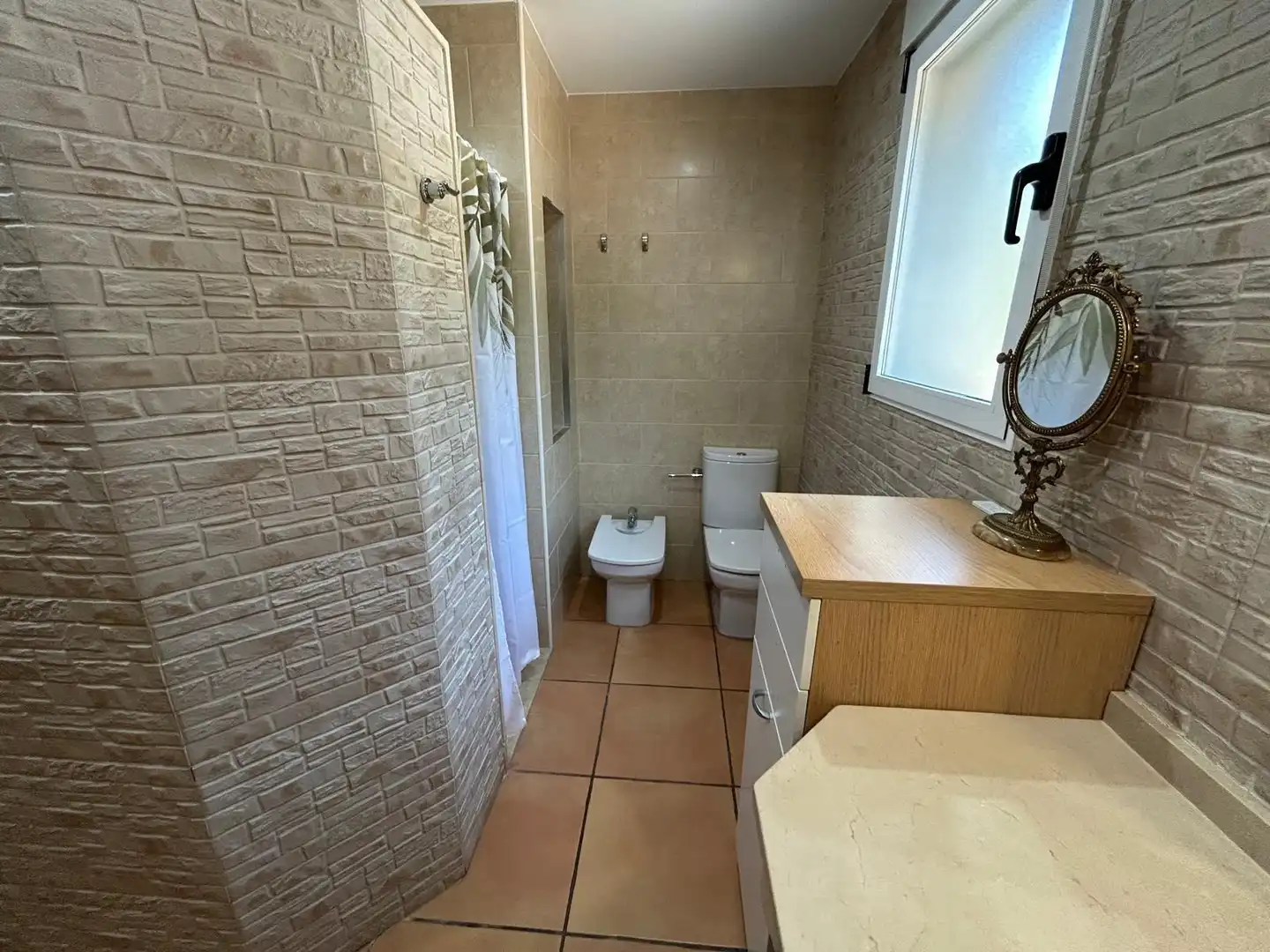 Baño de Casa o chalet en venta en La Font d'en Carròs con Aire acondicionado, Calefacción y Jardín privado