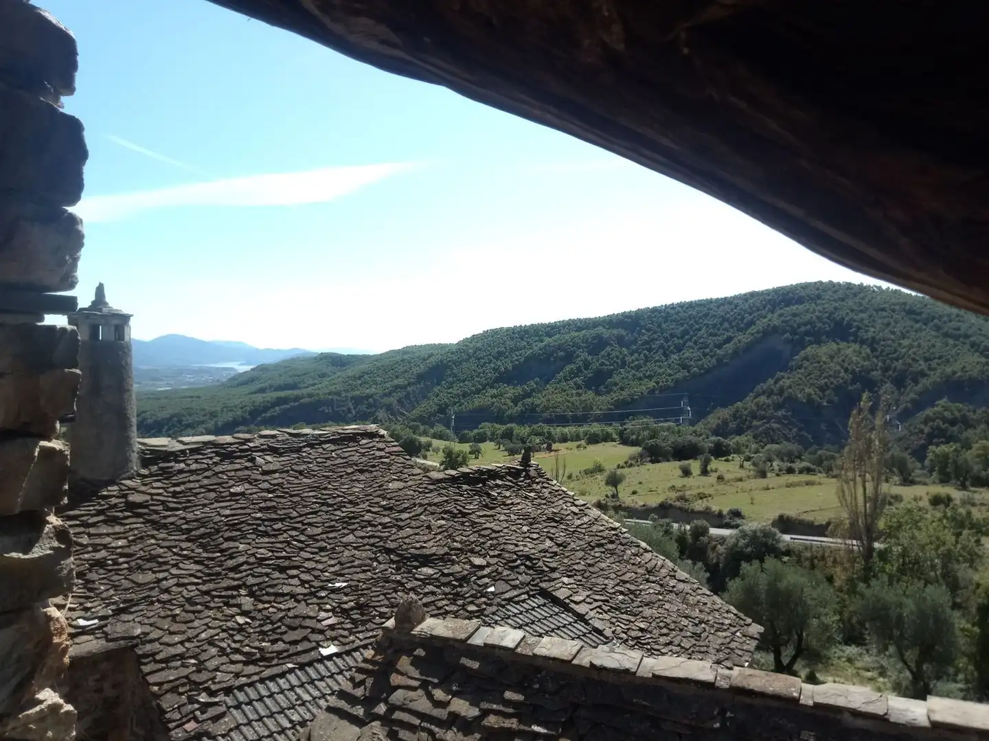 Vista exterior de Casa o chalet en venta en El Pueyo de Araguás con Jardín privado