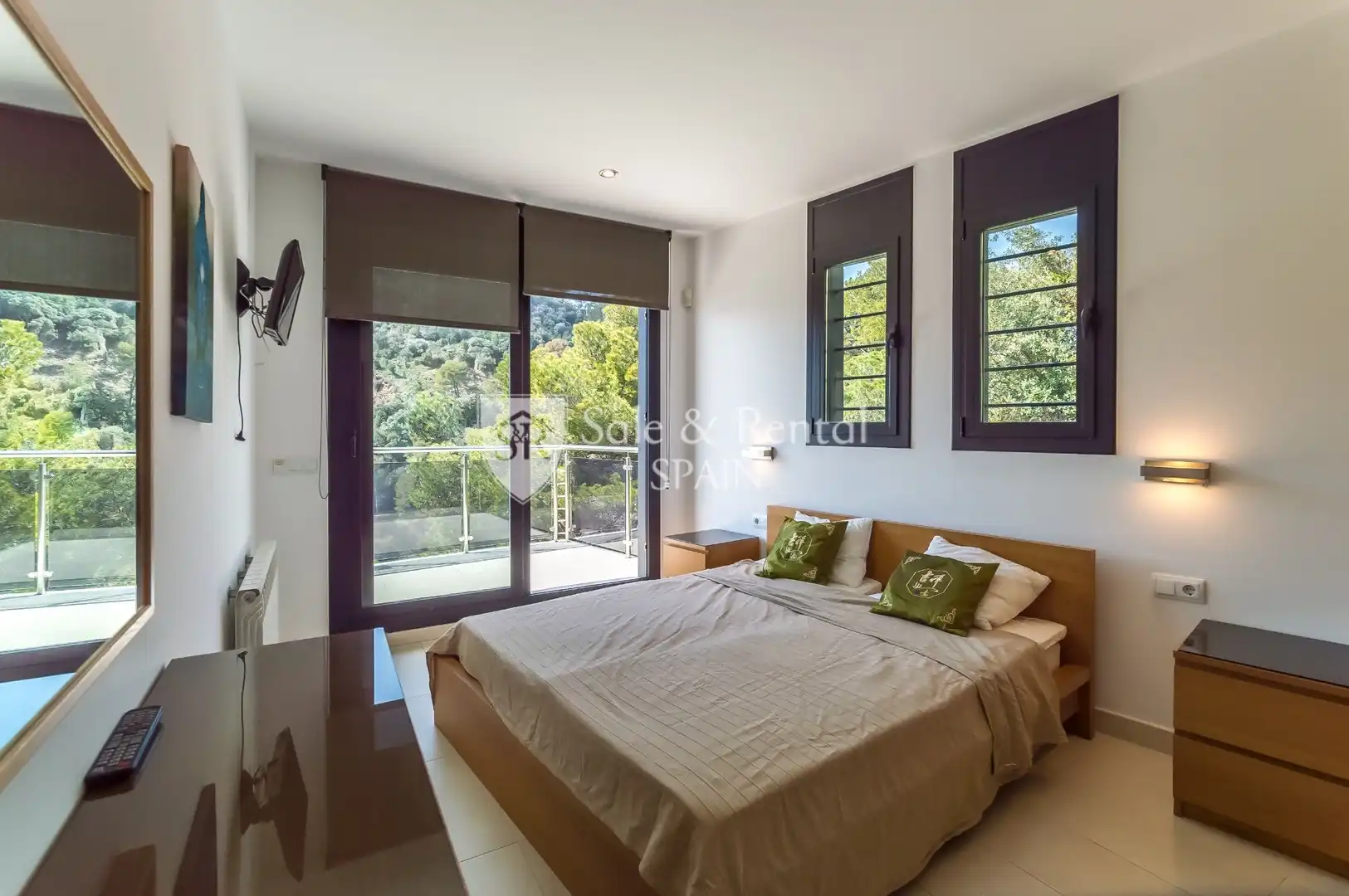 Bedroom of Houses for sale in Santa Susanna  with Air Conditioner, Heating and Private garden
