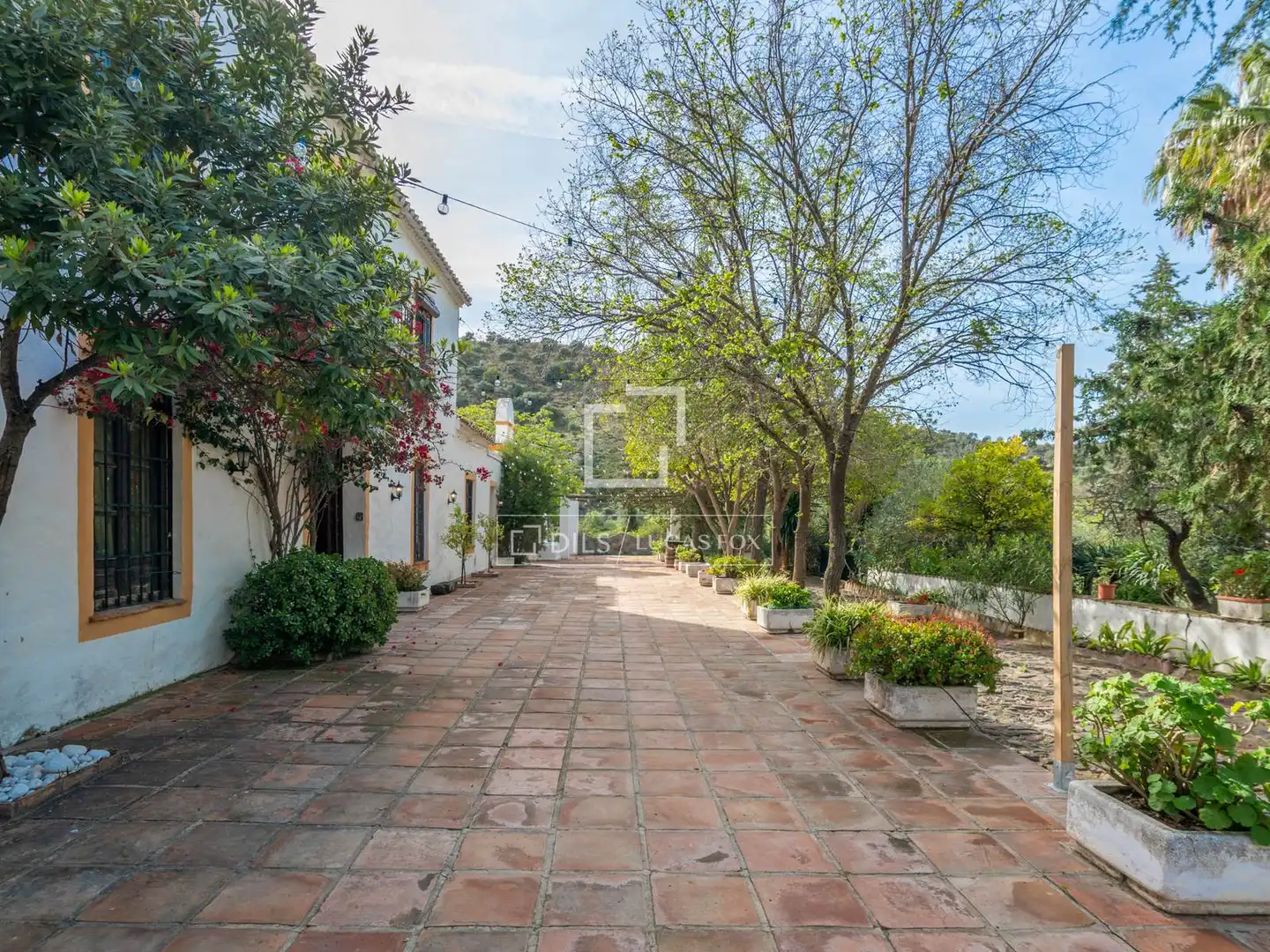 Vista exterior de Finca rústica en venda en Málaga amb Jardí privat, Terrassa i Piscina