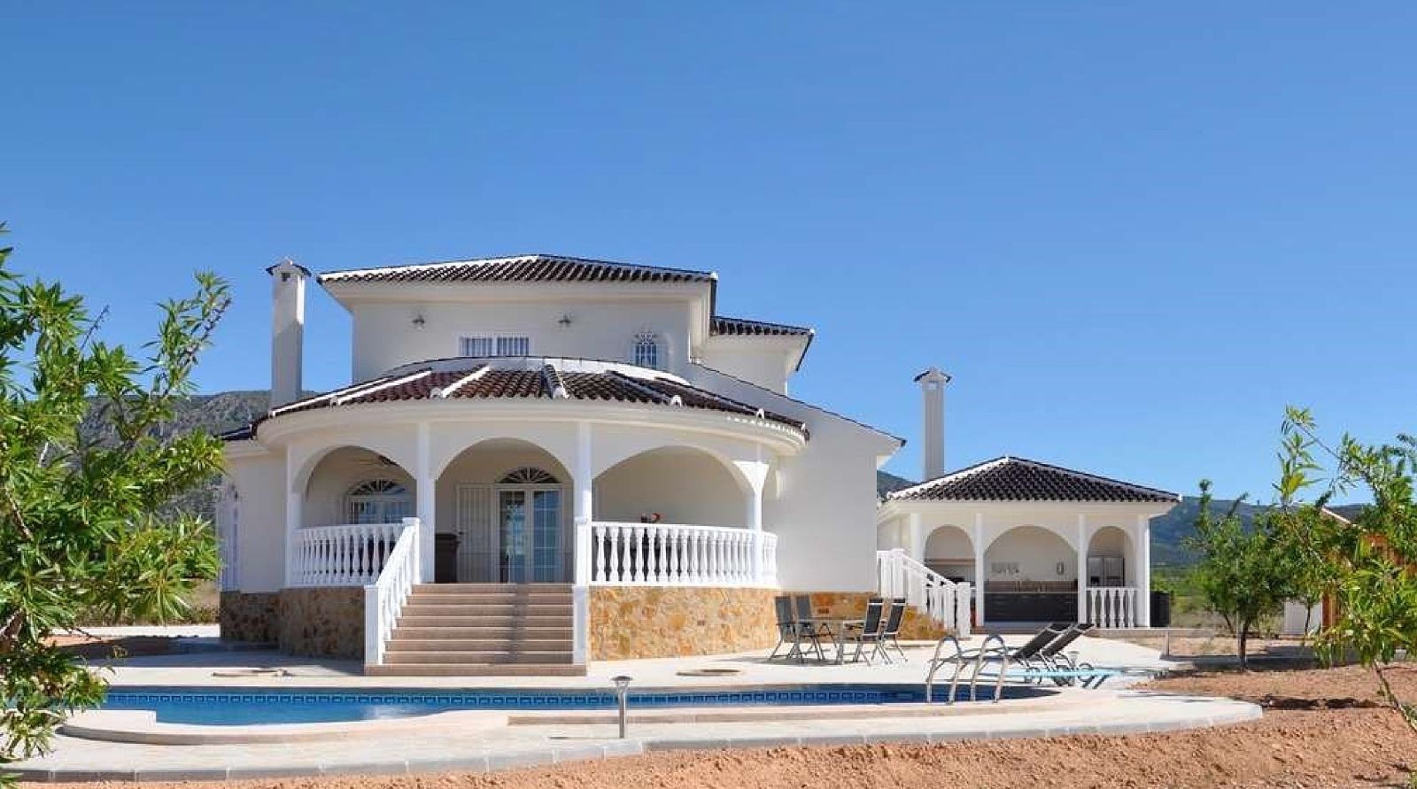 Exterior view of House or chalet for sale in Aspe  with Air Conditioner, Private garden and Terrace