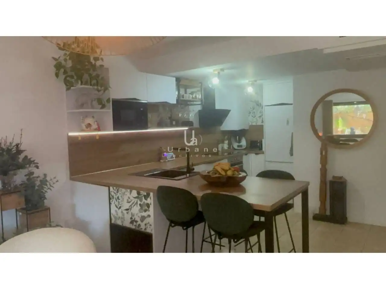 Küche von Wohnung zum Verkauf in Murcia mit Klimaanlage, Heizung und Privatgarten