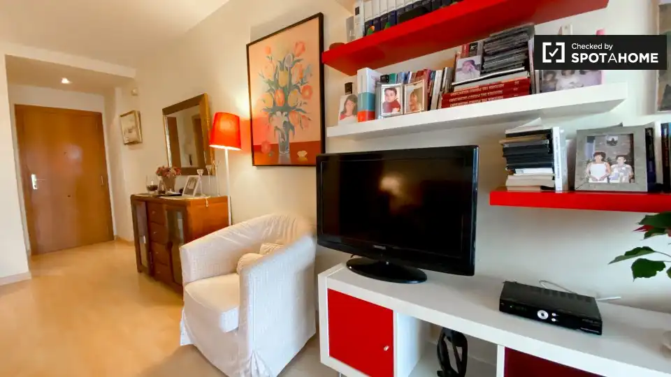 Living room of Flat for rent in Alboraya  with Air Conditioner, Heating and Furnished