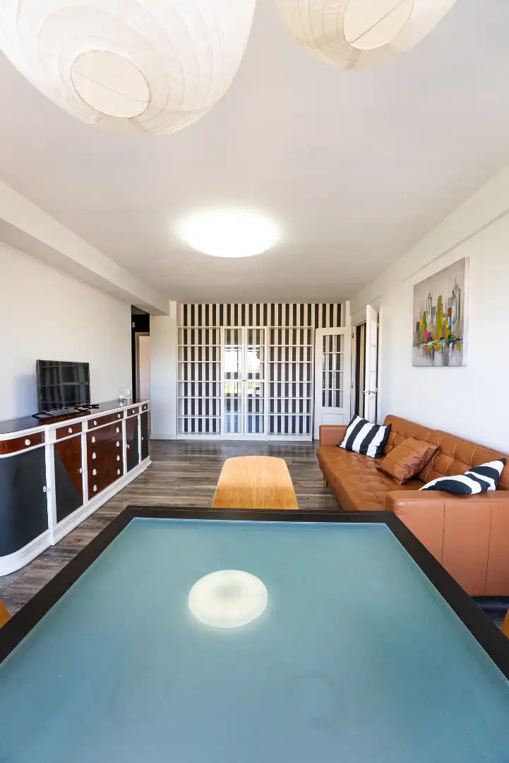 Sala de estar de Piso en venta en Tarragona con Parquet, Terraza y Amueblado