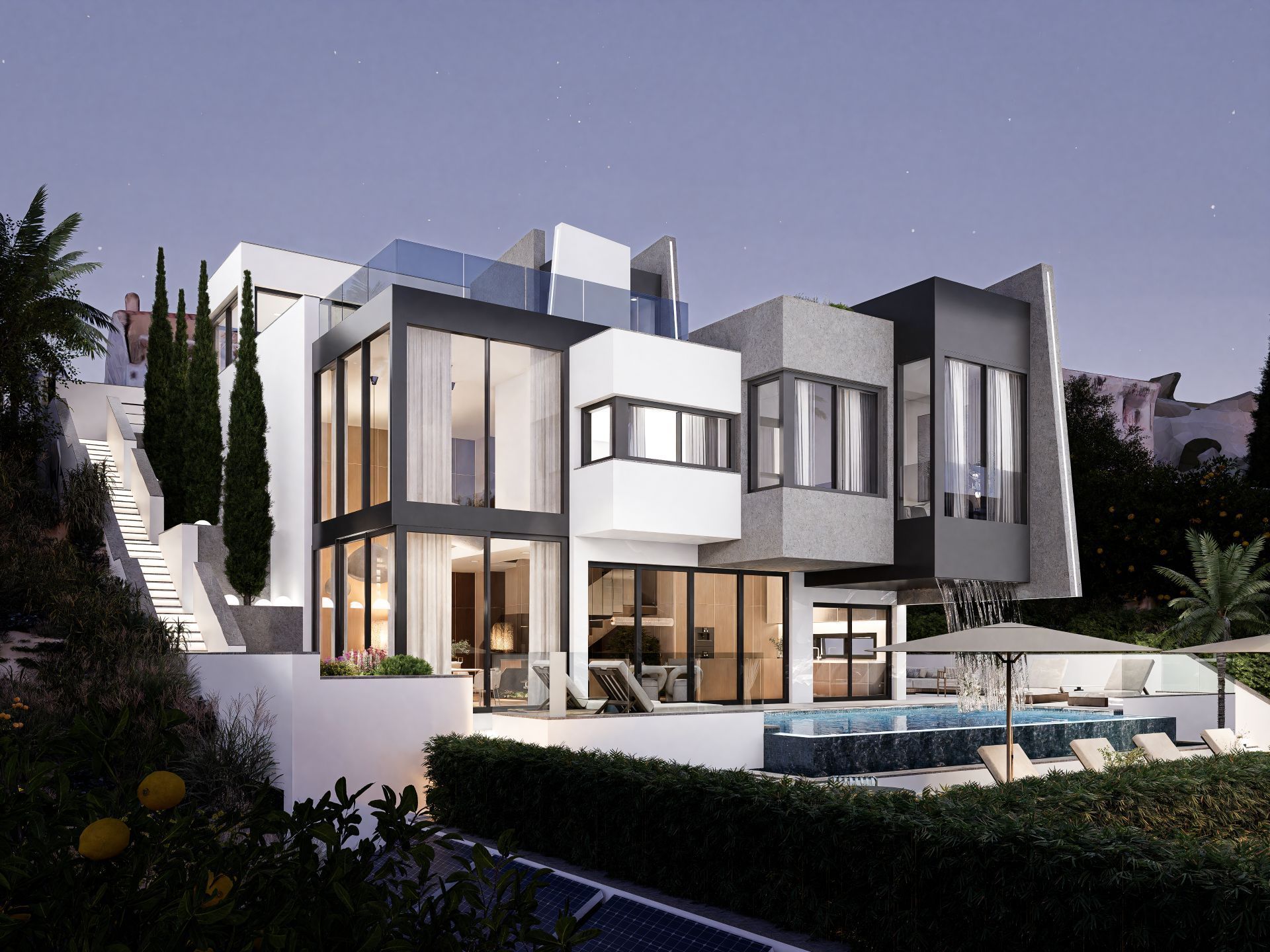 Vista exterior de Residencial en venda en Nerja