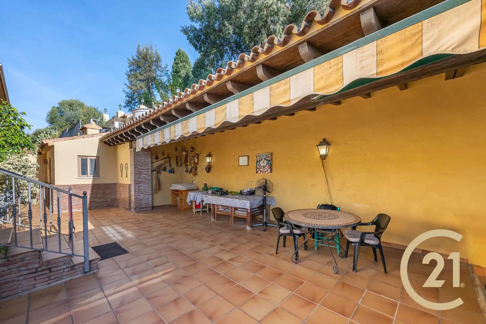 Terraza de Casa adosada en venta en Benahavís con Aire acondicionado, Jardín privado y Terraza
