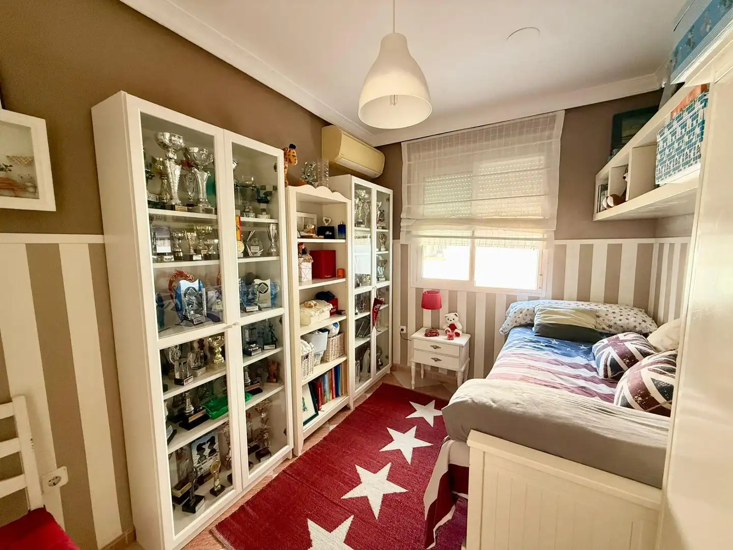 Bedroom of Detached homes for sale in Roquetas de Mar  with Air Conditioner, Balcony and Community pool