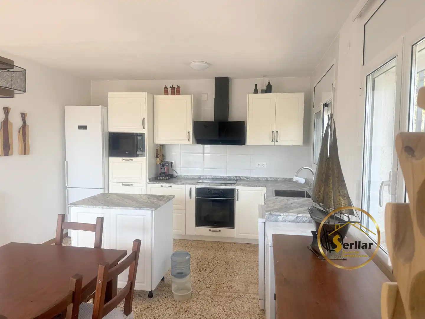Küche von Haus oder Chalet zum Verkauf in Calafell mit Klimaanlage, Heizung und Privatgarten