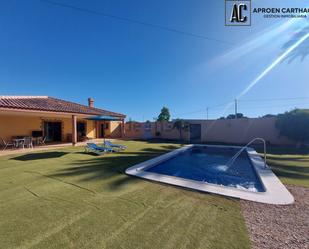 Piscina de Casa o xalet en venda en San Javier amb Aire condicionat, Jardí privat i Terrassa