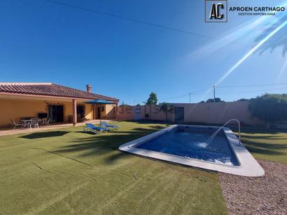 Swimming pool of House or chalet for sale in San Javier  with Air Conditioner, Terrace and Swimming Pool
