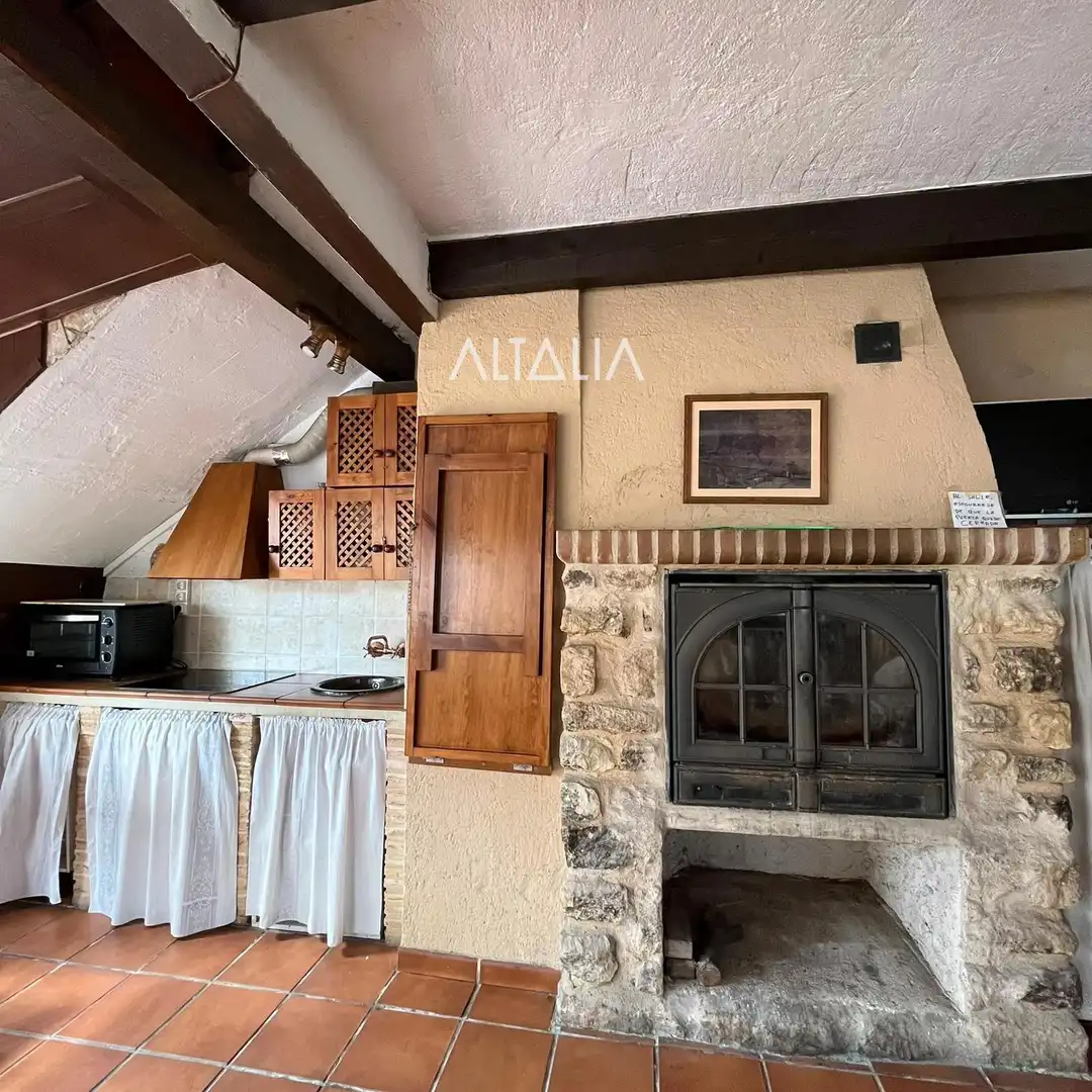 Cocina de Casa o chalet en venta en Villar de Olalla con Terraza y Amueblado