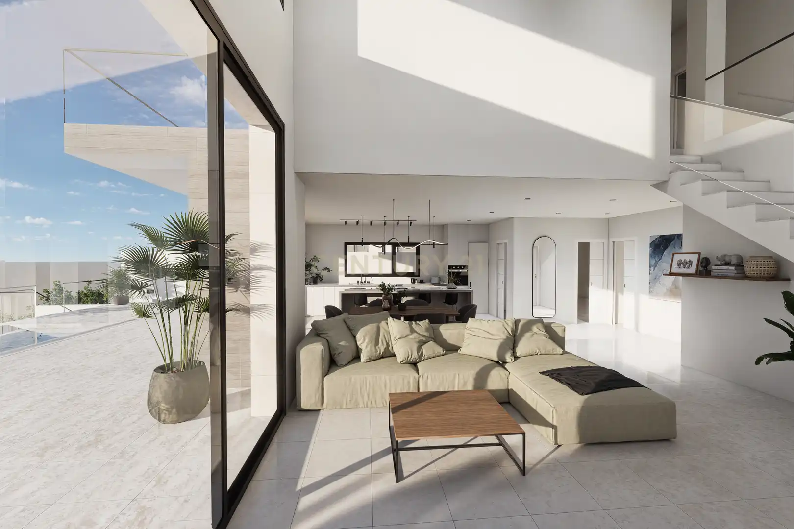 Living room of Houses for sale in La Zubia  with Storage room, Swimming Pool and TV