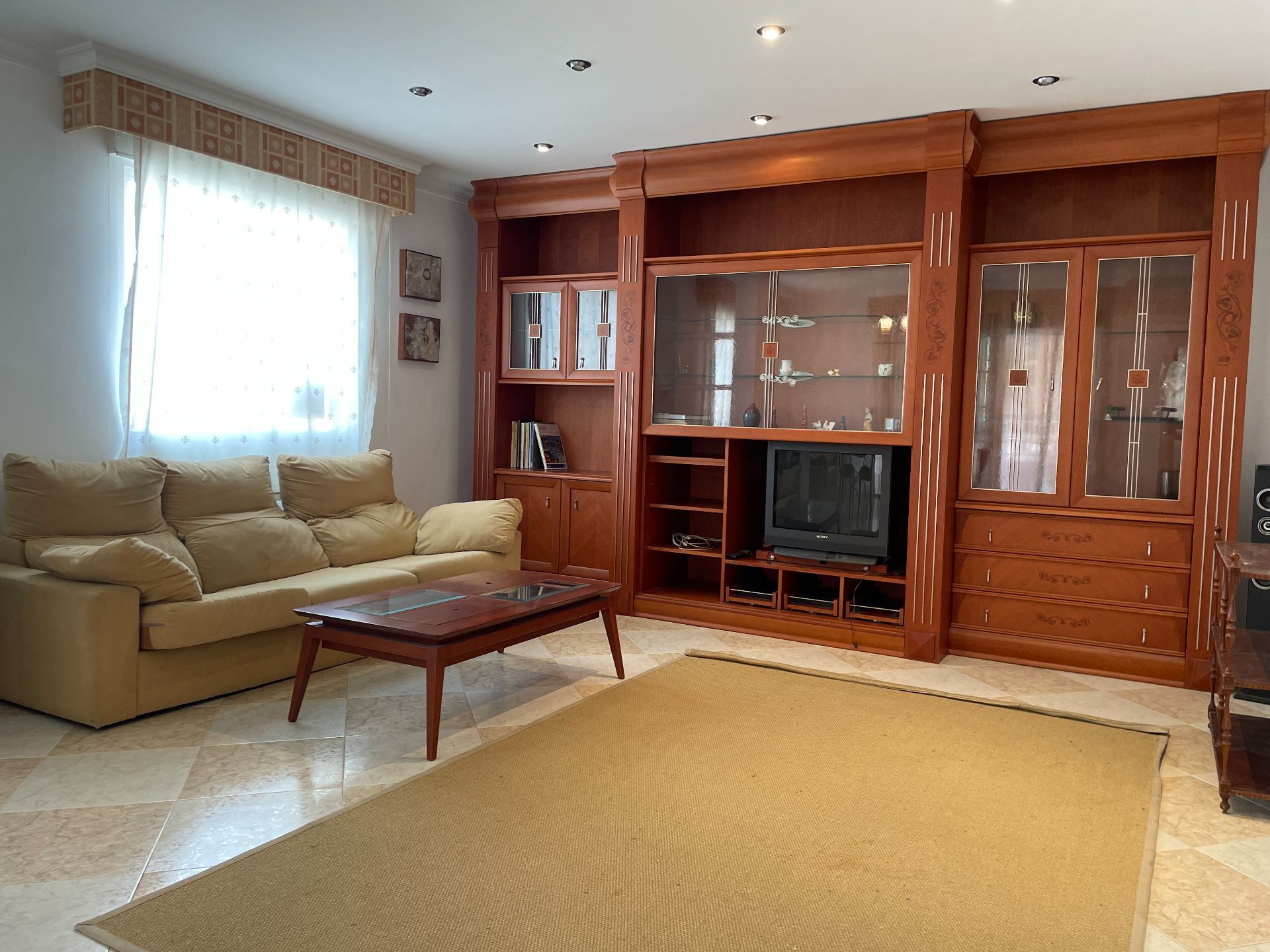 Living room of Flat for sale in Atzeneta d'Albaida  with Air Conditioner, Heating and Terrace