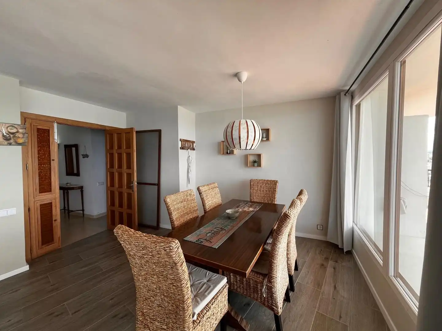 Dining room of Flat for rent in  Palma de Mallorca  with Air Conditioner, Terrace and Furnished