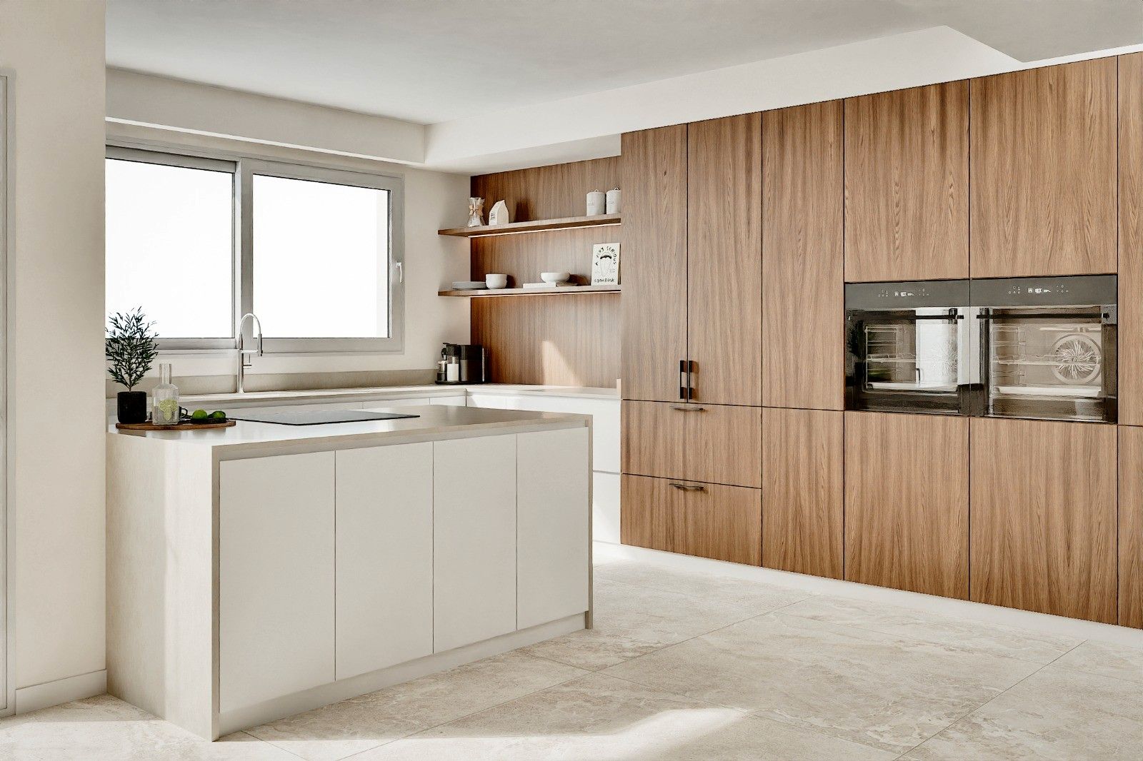 Kitchen of Flat for sale in Cerdanyola del Vallès  with Air Conditioner, Heating and Private garden