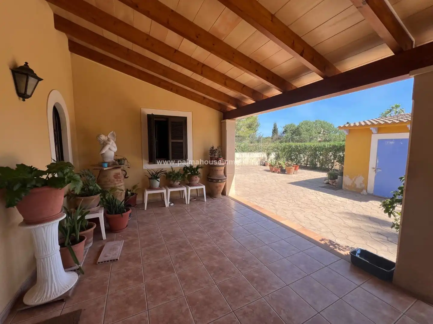 Garten von Country house zur Miete in Muro mit Klimaanlage, Heizung und Privatgarten