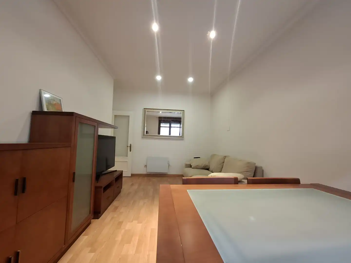 Living room of Flat for rent in Gijón   with Heating and Furnished