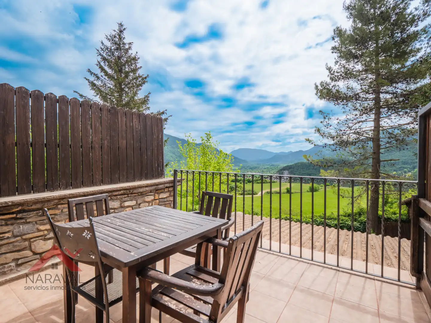 Terraza de Casa o chalet en venta en Fiscal con Aire acondicionado, Calefacción y Jardín privado