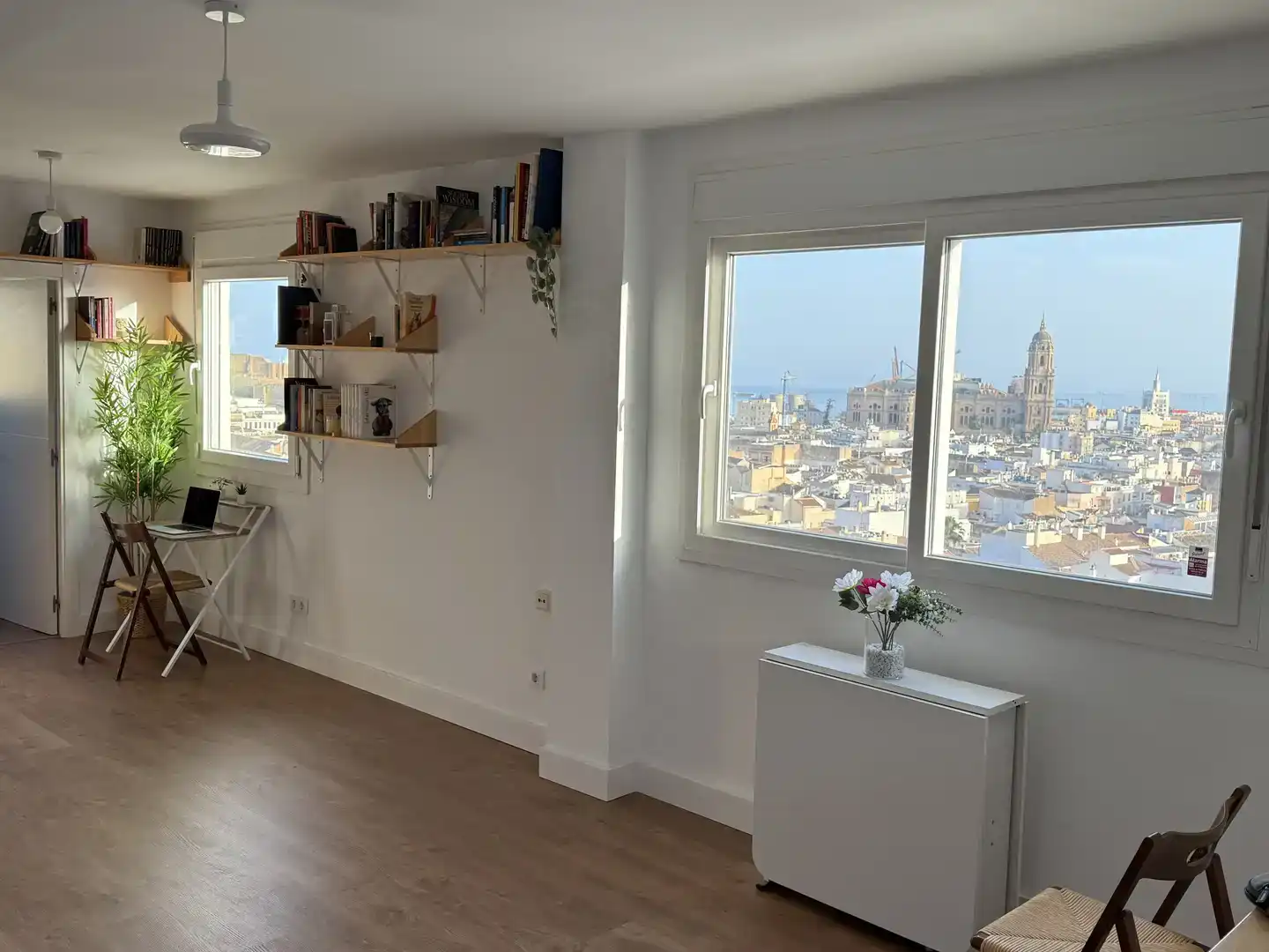 Sala d'estar de Àtic en venda en Málaga Capital amb Aire condicionat