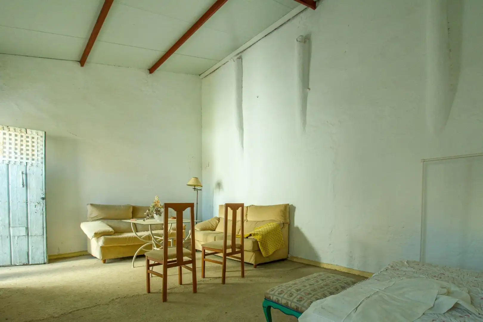 Sala d'estar de Casa o xalet en venda en Badajoz amb Calefacció, Terrassa i Traster