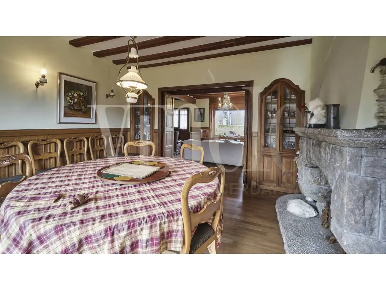 Dining room of Houses for sale in Puigcerdà  with Heating, Private garden and Parquet flooring