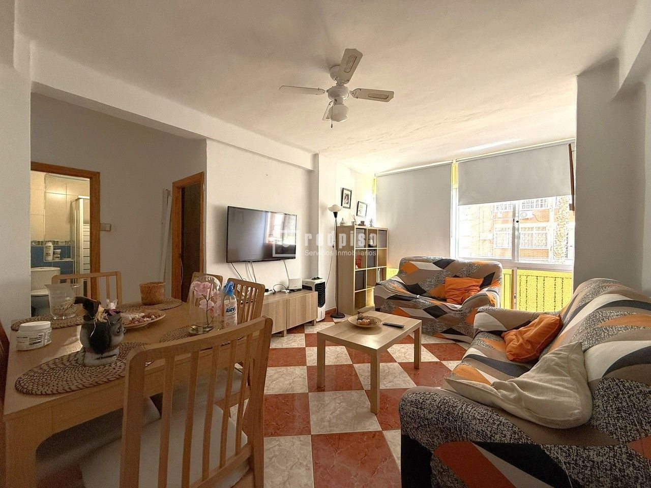 Living room of Flat for sale in Málaga Capital  with Heating