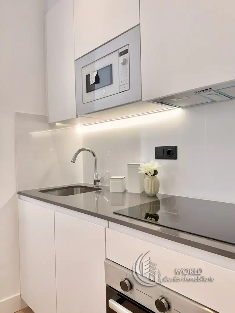 Kitchen of Flat for sale in Madrid  with Air Conditioner, Heating and Furnished