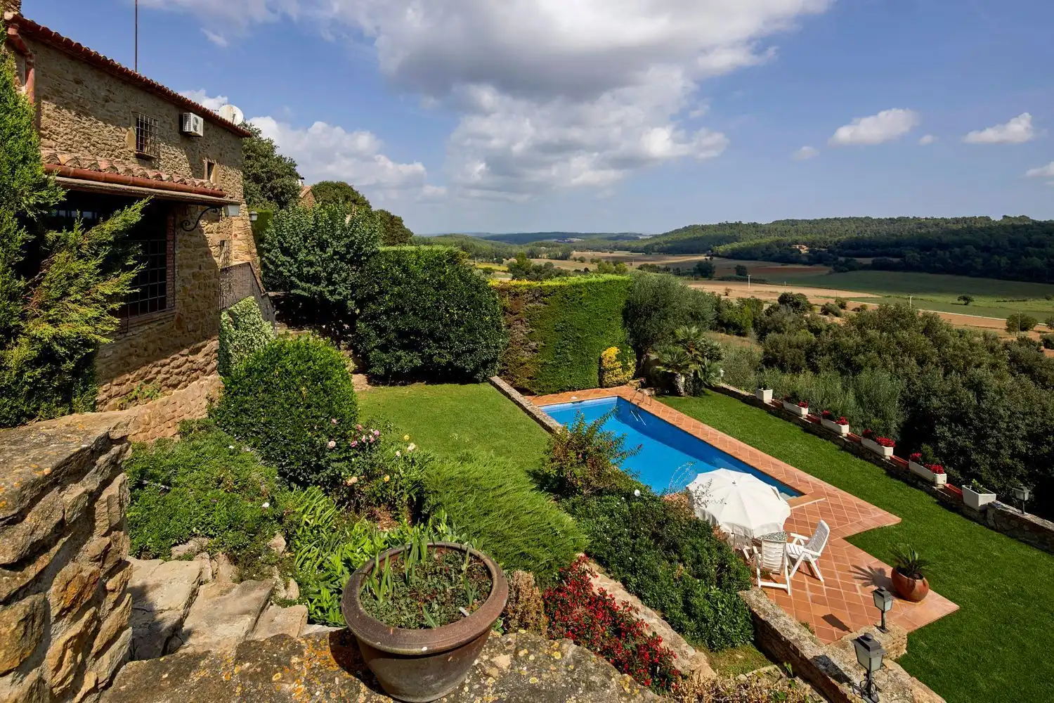 Jardín de Casa o chalet de alquiler en Madremanya con Aire acondicionado, Jardín privado y Terraza