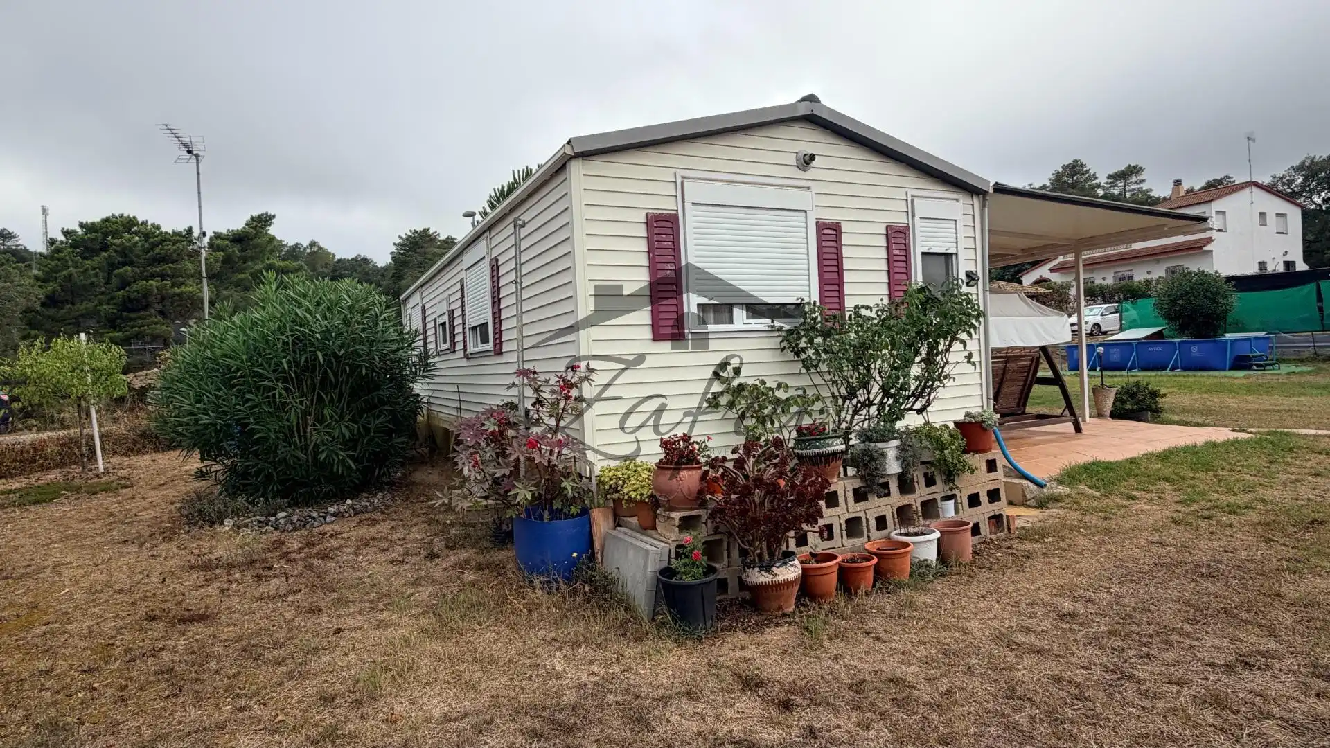Vista exterior de Casa o xalet en venda en Llagostera amb Calefacció i Jardí privat