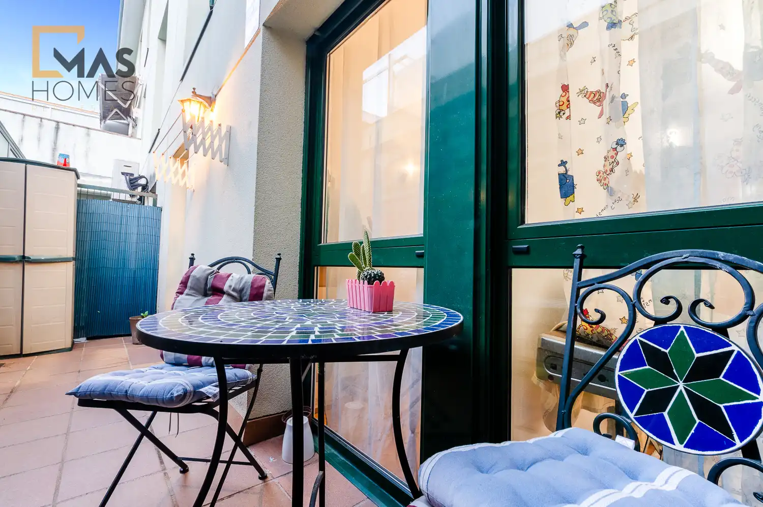 Terrasse von Wohnung zum Verkauf in Terrassa mit Klimaanlage, Heizung und Terrasse