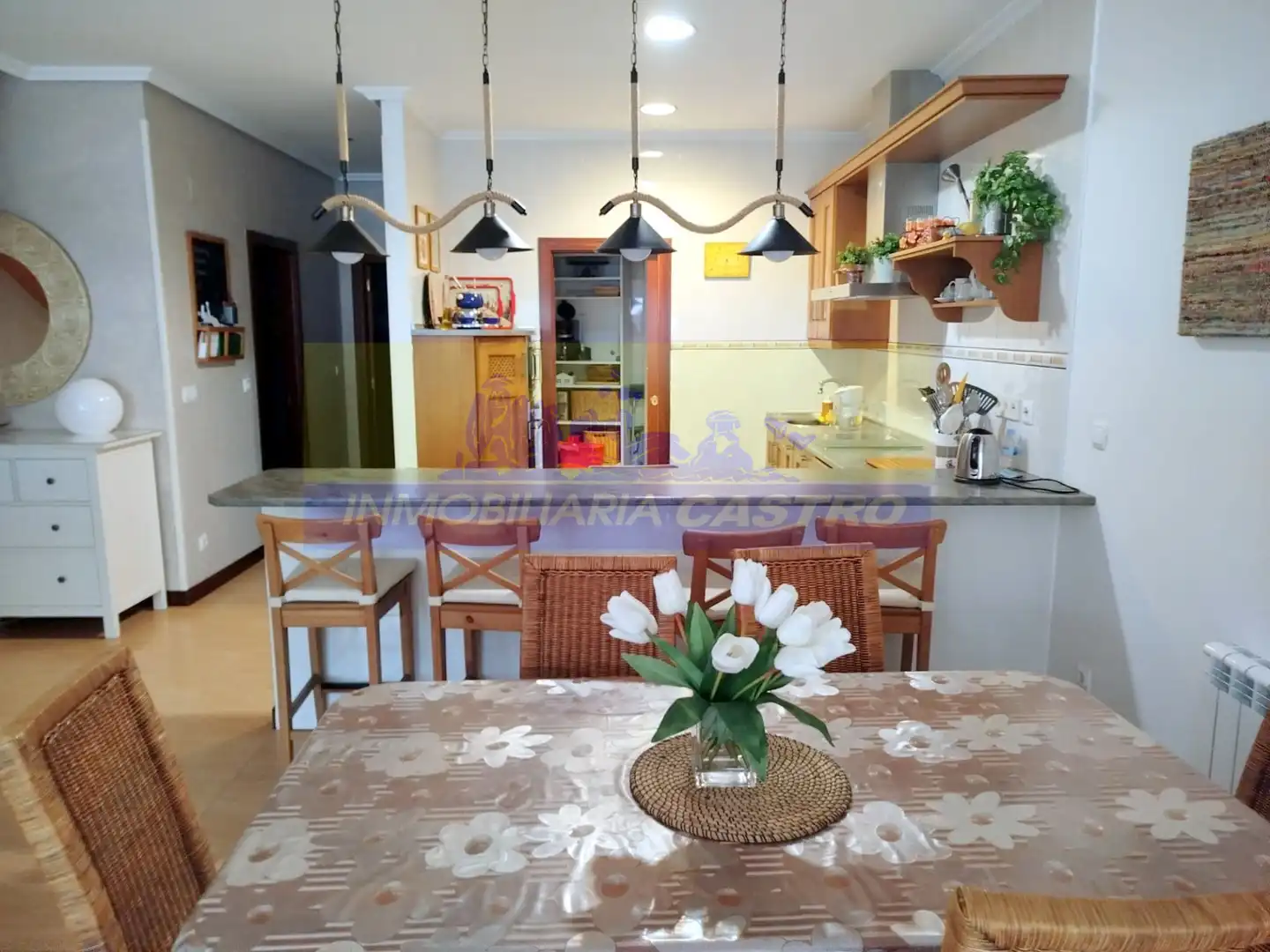 Kitchen of Detached homes for rent in Castro-Urdiales  with Heating, Terrace and Furnished