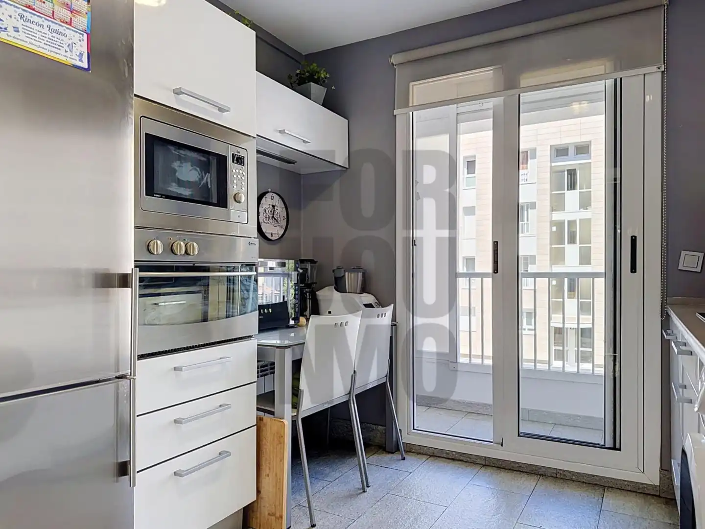 Küche von Wohnung zum Verkauf in Donostia - San Sebastián  mit Heizung und Balkon