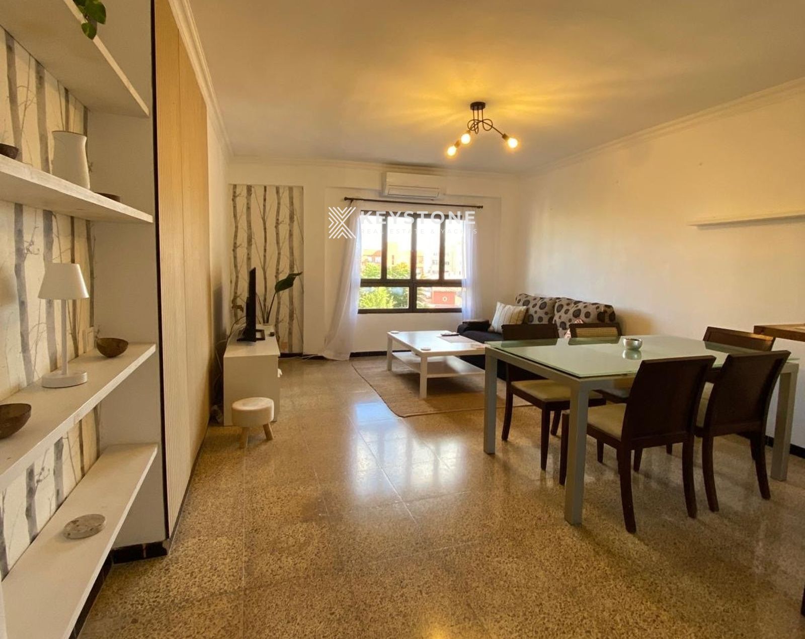 Living room of Flat to rent in  Palma de Mallorca  with Air Conditioner, Terrace and Furnished