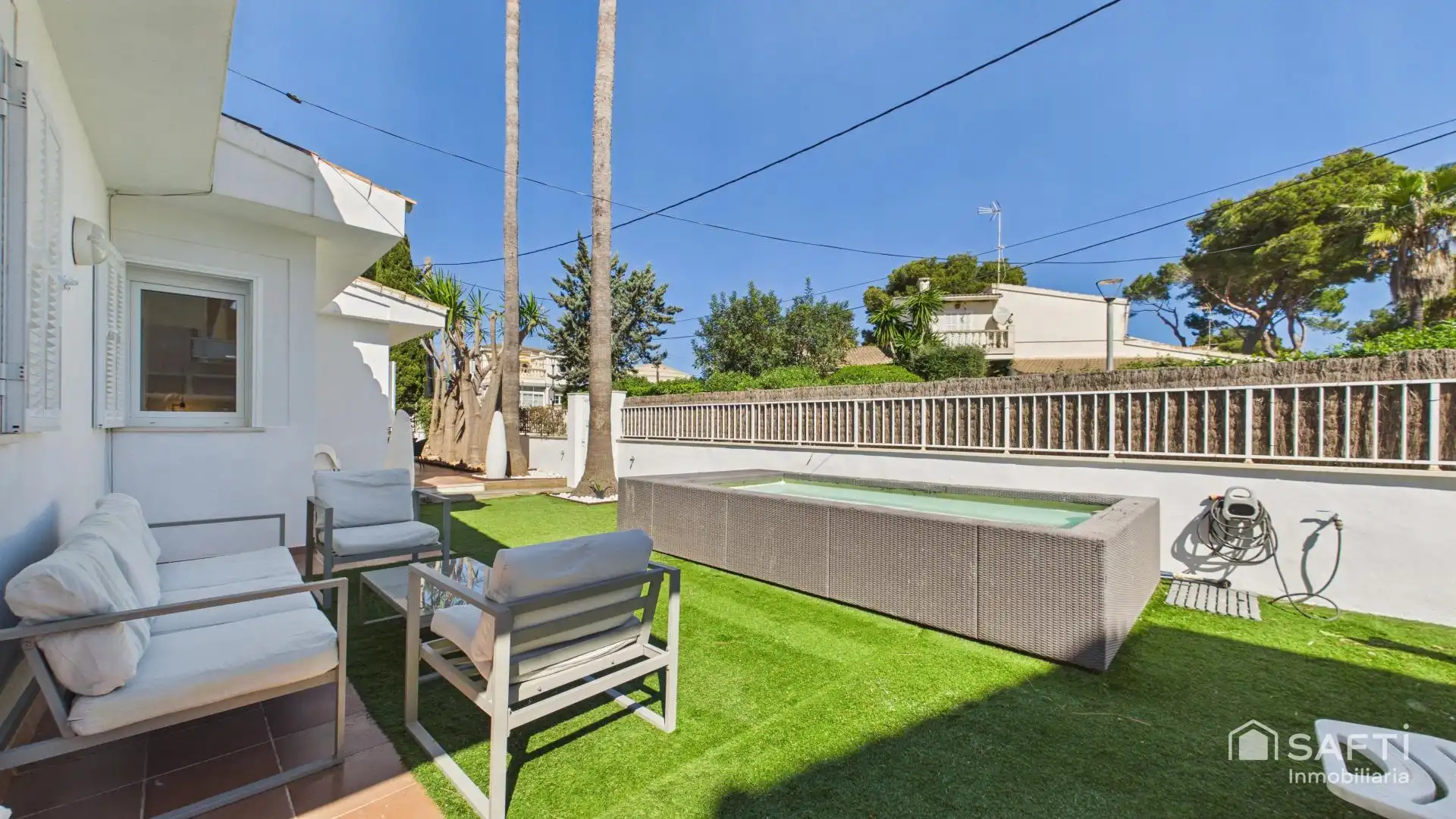 Jardí de Casa o xalet en venda en Santa Margalida amb Aire condicionat, Terrassa i Piscina