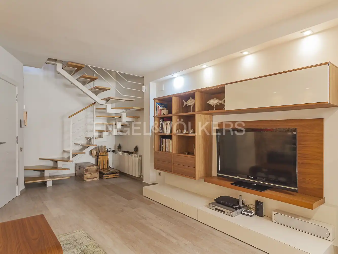 Sala de estar de Piso en venta en Sabadell con Aire acondicionado, Calefacción y Jardín privado