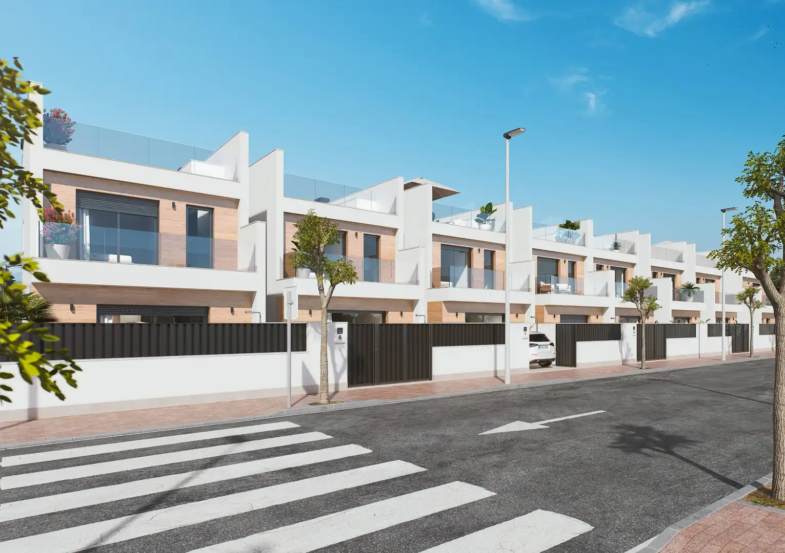 Vista exterior de Casa o chalet en venta en San Pedro del Pinatar con Calefacción, Jardín privado y Terraza