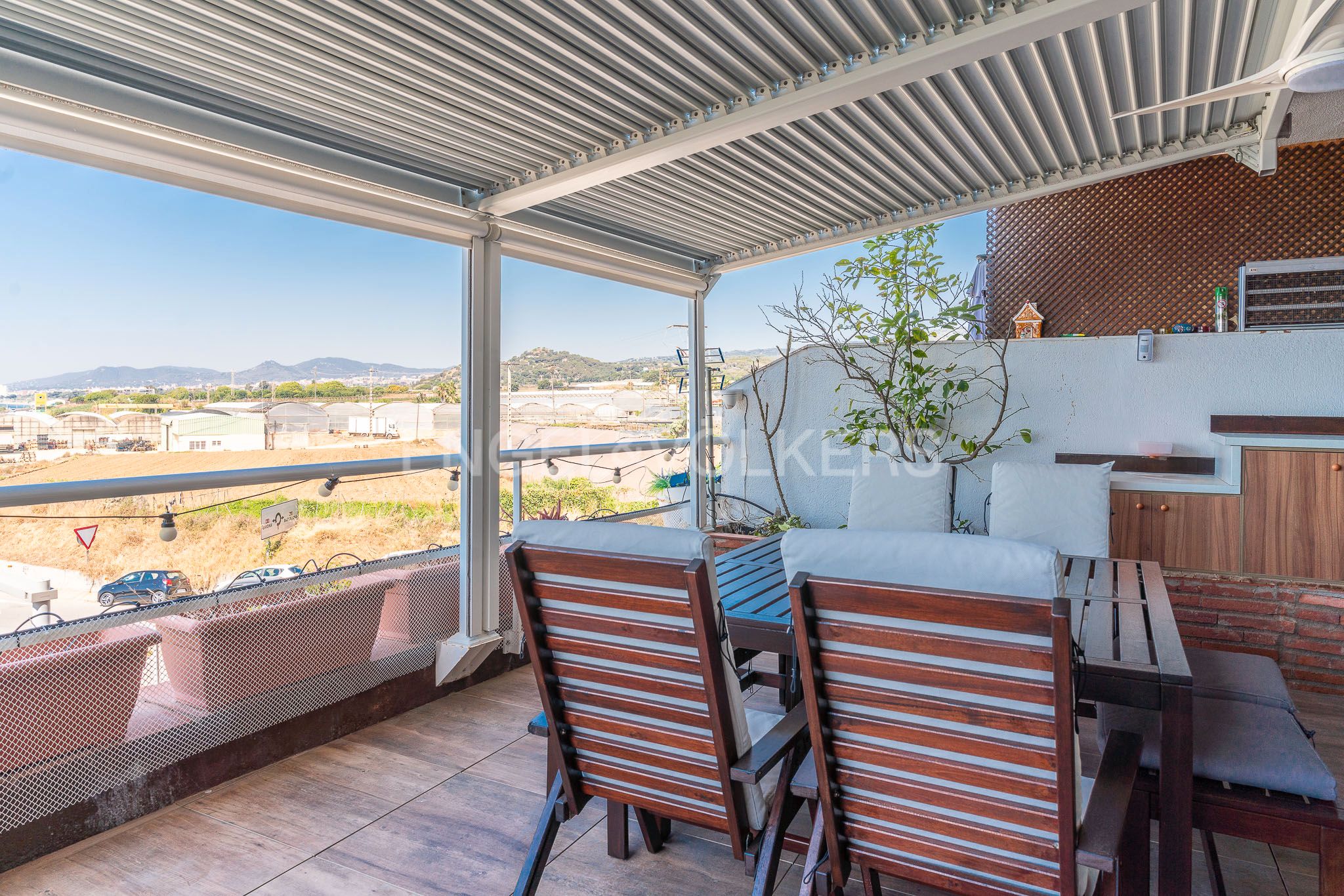Terrace of Apartment for sale in Sant Andreu de Llavaneres  with Air Conditioner, Heating and Parquet flooring