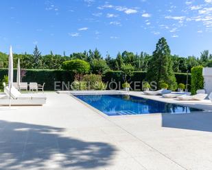 Exterior view of House or chalet to rent in Pozuelo de Alarcón  with Air Conditioner, Heating and Private garden