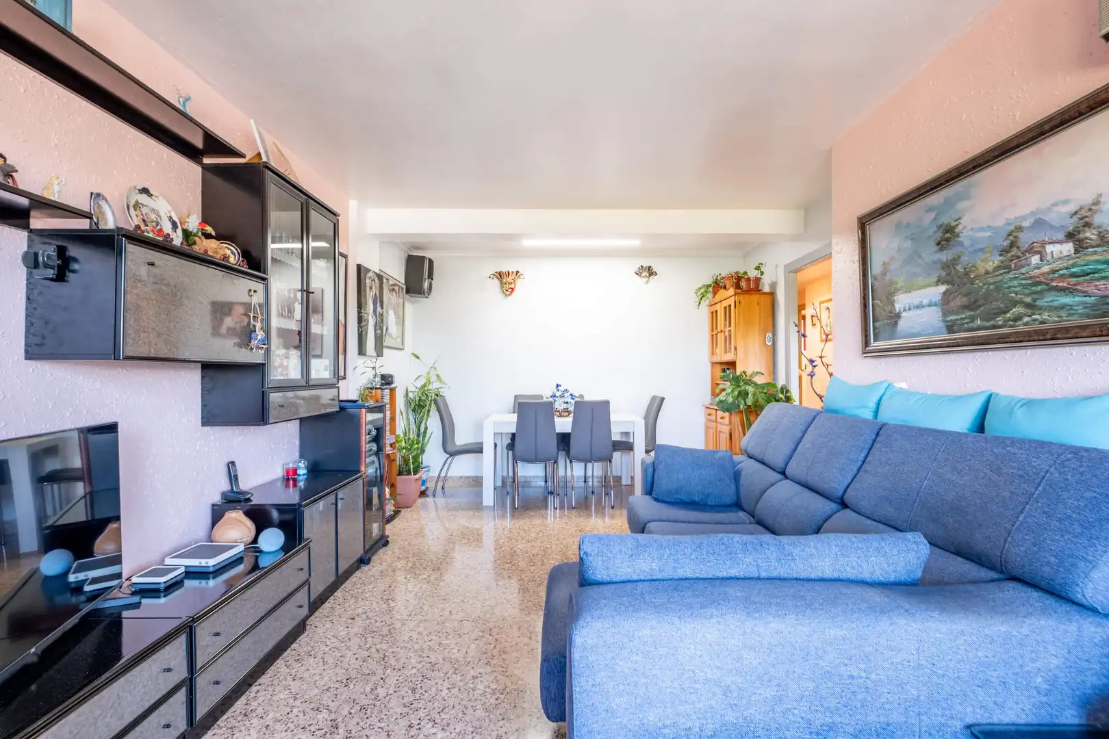 Living room of Flat for sale in Utebo  with Air Conditioner, Heating and Balcony