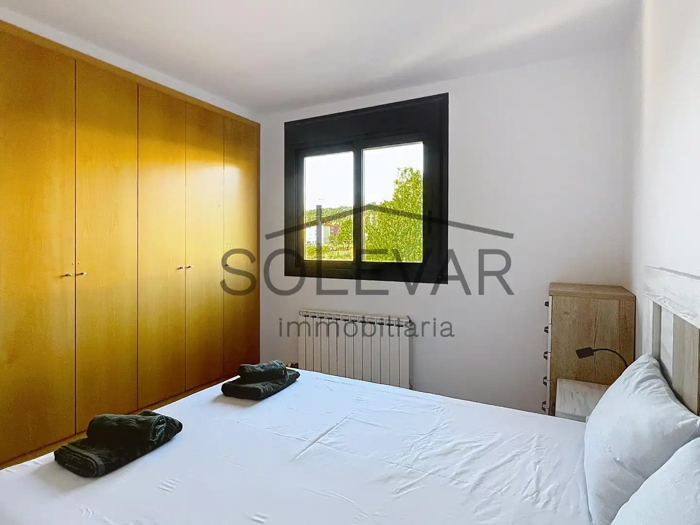 Schlafzimmer von Wohnung zum Verkauf in La Pobla de Segur mit Klimaanlage, Heizung und Parkett