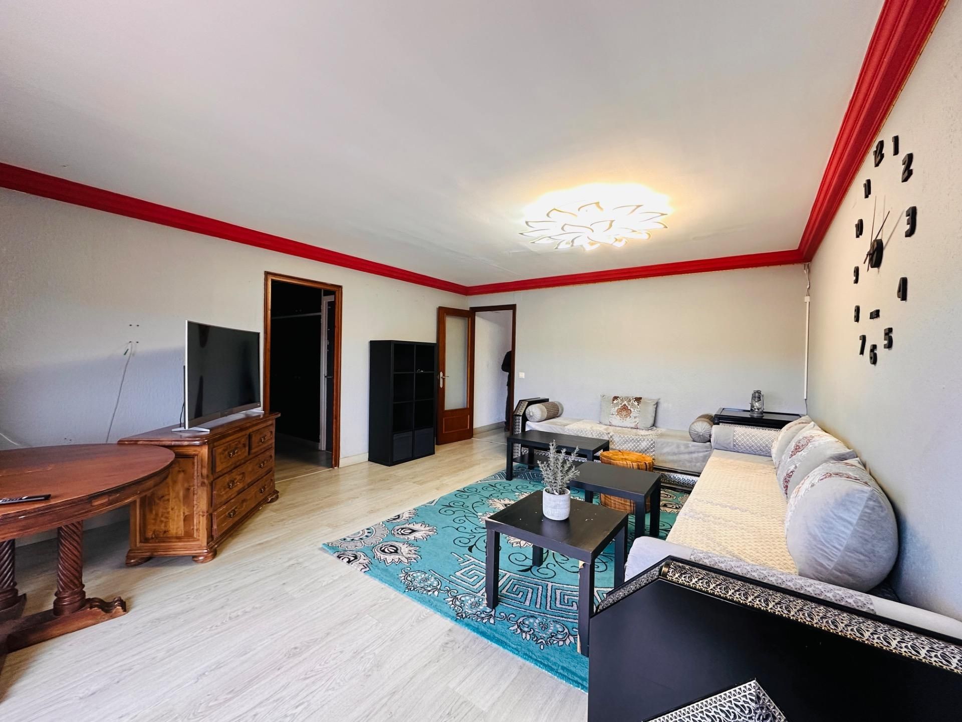 Living room of Attic for sale in Palamós  with Parquet flooring, Terrace and Balcony