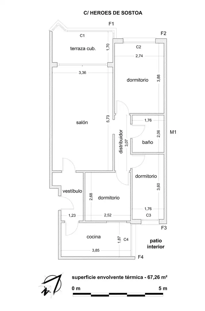 Piso en venta en Málaga con Aire acondicionado, Parquet y Alarma
