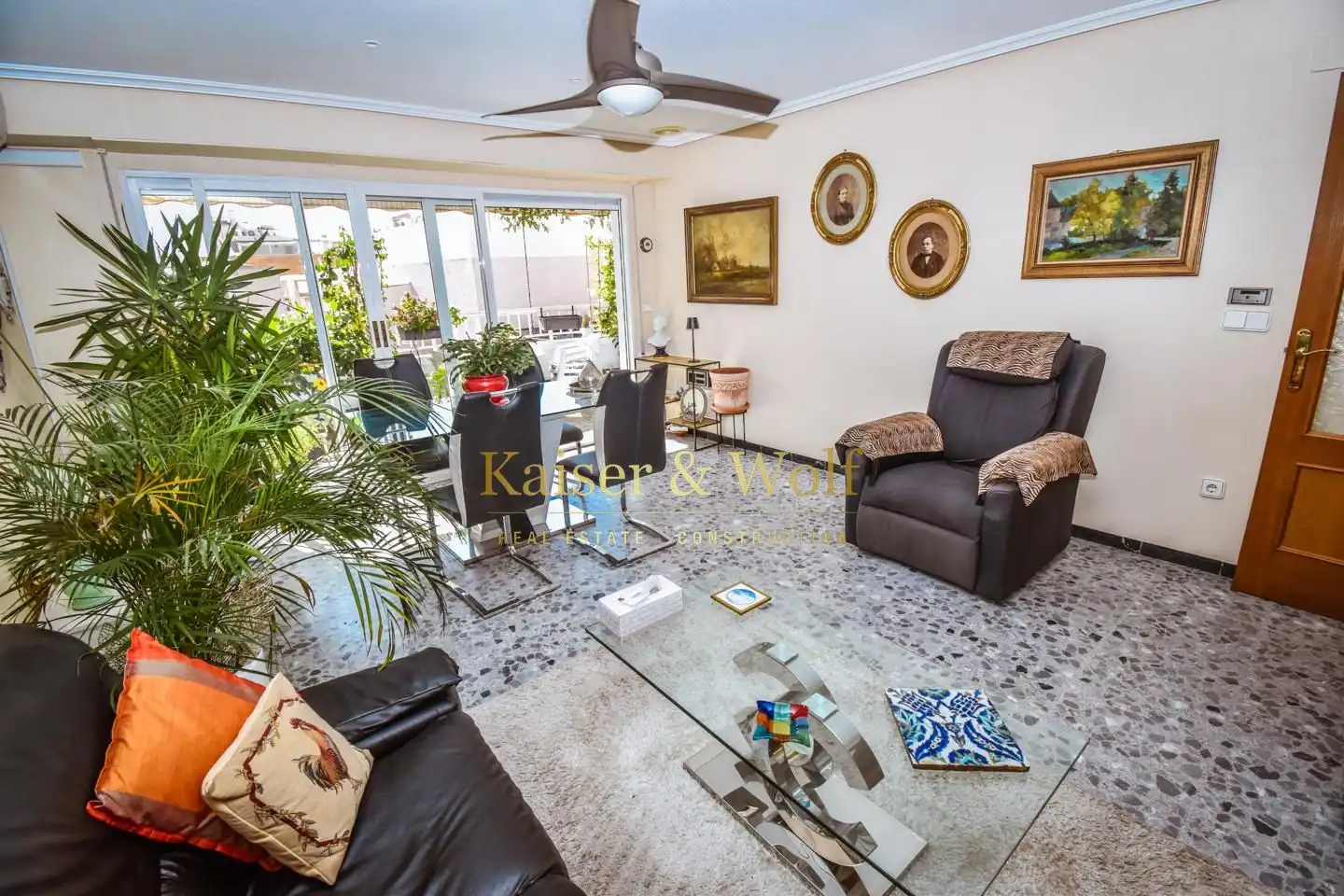 Living room of Flat for sale in Santa Pola  with Air Conditioner and Terrace