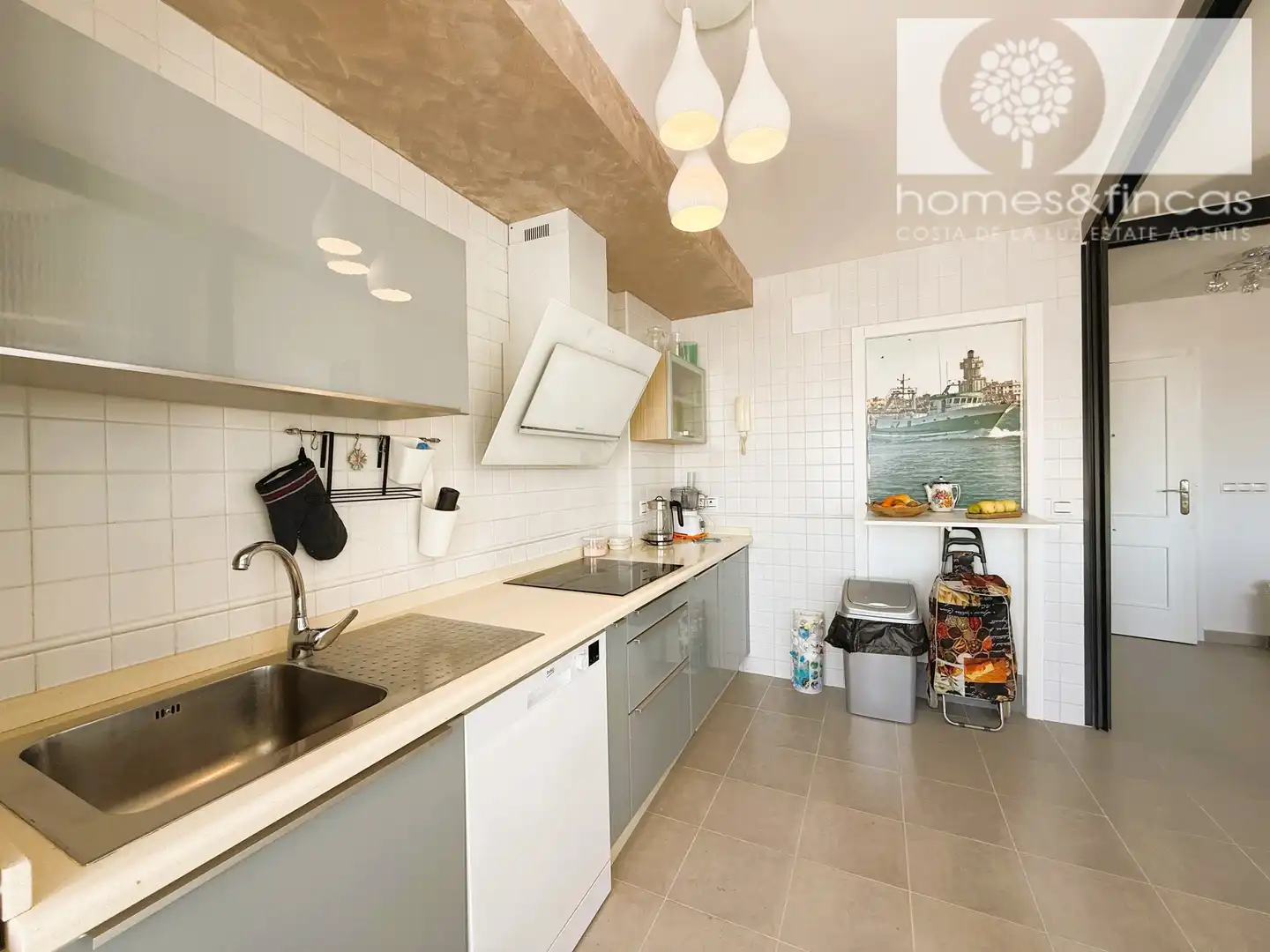 Kitchen of Duplexes for sale in Ayamonte  with Air Conditioner, Terrace and Furnished