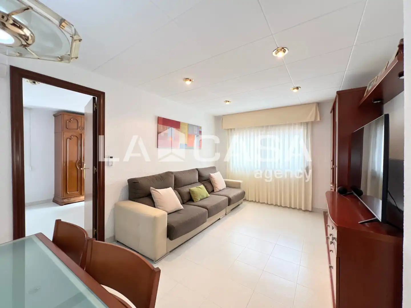 Living room of Flat for sale in Badalona  with Heating and Balcony