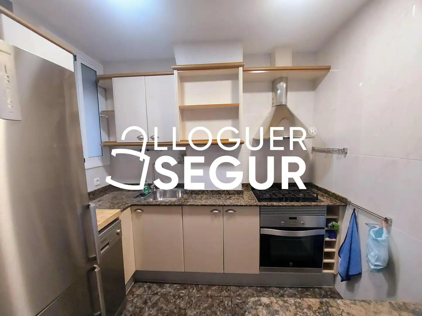 Kitchen of Flat for rent in Barcelona  with Air Conditioner, Heating and Furnished