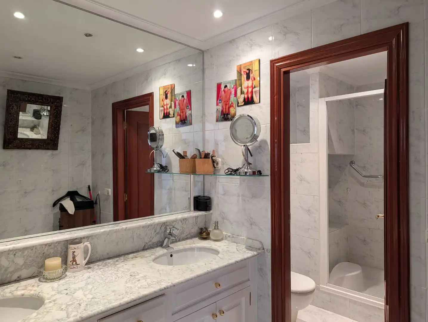 Baño de Apartamento en venta en Ezcaray con Calefacción, Terraza y Trastero