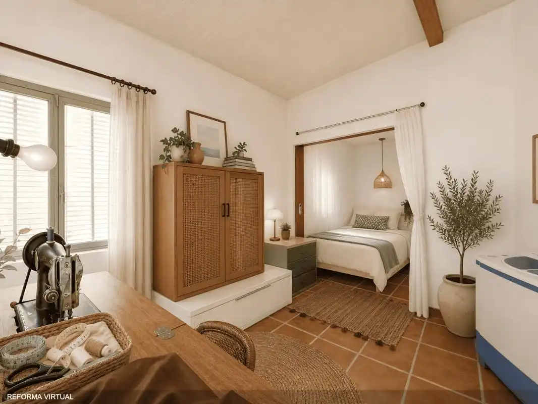 Dormitori de Finca rústica en venda en Pedralba amb Calefacció, Jardí privat i Terrassa